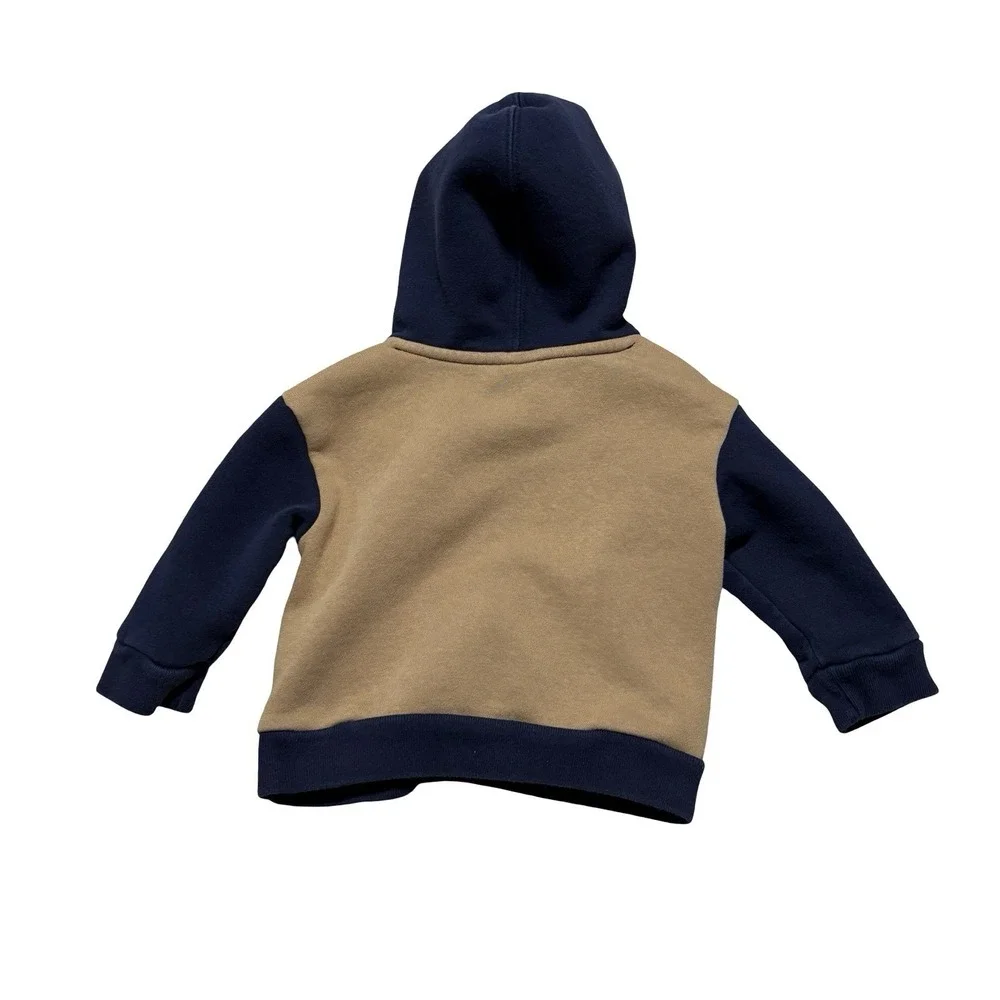 Baby GAP 6-12M Pullover Color Block Hoodie 12 x 12
